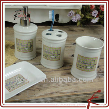 S / 4 conjunto de baño de porcelana